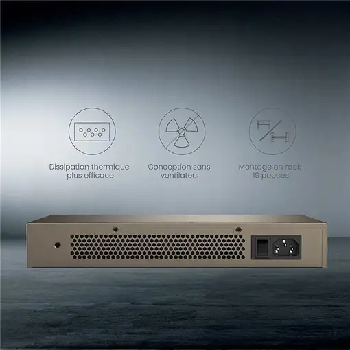 Tenda 16-port Gigabit Ethernet Switch No administrado Azul