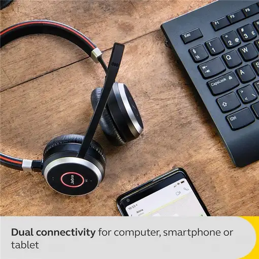 Jabra Evolve 65 SE Auriculares Inalámbrico Diadema Oficina/Centro de llamadas