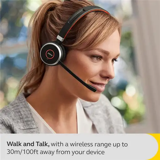 Jabra Evolve 65 SE Auriculares Inalámbrico Diadema Oficina/Centro de llamadas