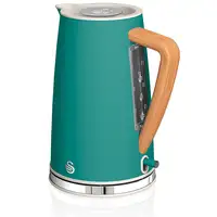 Nordic Hervidor Agua Eléctrico Ultra Rápido, 1,7 L, sin BPA, SK14610GRENEU SWAN