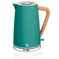 Nordic Hervidor Agua Eléctrico Ultra Rápido, 1,7 L, sin BPA, SK14610GRENEU SWAN