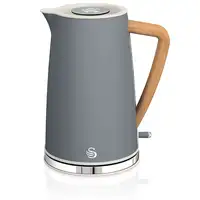 Nordic Hervidor Agua Eléctrico Ultra Rápido, 1,7 L, sin BPA, SK14610GRYNEU SWAN