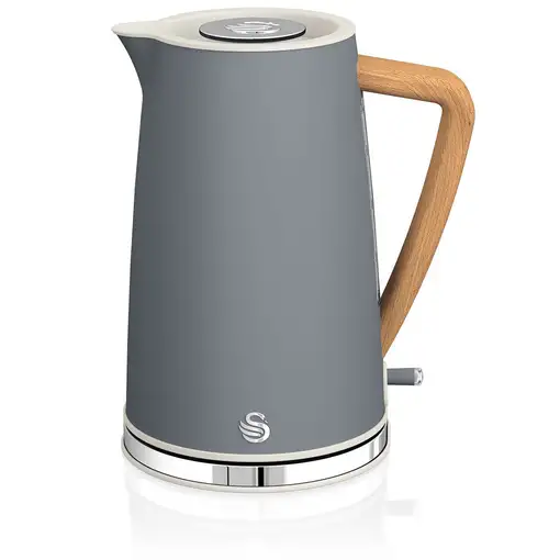 Nordic Hervidor Agua Eléctrico Ultra Rápido, 1,7 L, sin BPA, SK14610GRYNEU SWAN
