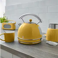 Retro Hervidor Agua Eléctrico, 1,8 L,Resistencia Oculta,sin BPA,SK14630YELNEU SWAN