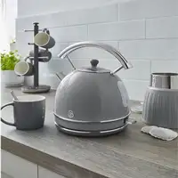Retro Hervidor Agua Eléctrico, 1,8 L, Resistencia Oculta,sin BPA,SK14630GRNEU SWAN