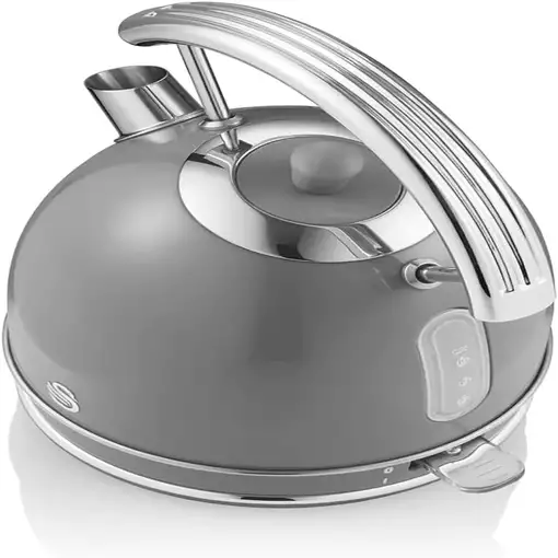 Retro Hervidor Agua Eléctrico, 1,8 L, Resistencia Oculta,sin BPA,SK14630GRNEU SWAN
