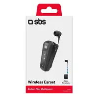 SBS TEROLLCLIPBTK auricular y casco Auriculares Inalámbrico Dentro de oído Llamada