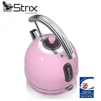 Retro Hervidor Agua Eléctrico, 1,8 L, Resistencia Oculta, sin BPA,SK14630PNEU SWAN