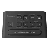 Panasonic RC-D8EG-K radio Reloj Negro