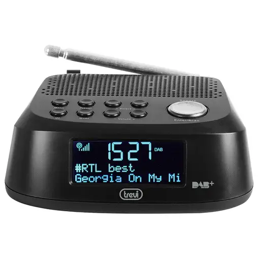 Trevi RC 80D4 DAB Reloj Digital Negro
