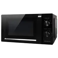 Microondas MW 20MN 20L 700W 5 potencias tirador descongelar negro GRUNKEL