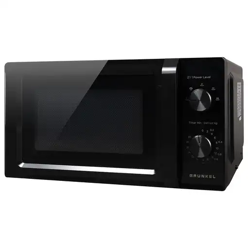 Microondas MW 20MN 20L 700W 5 potencias tirador descongelar negro GRUNKEL Microondas MW 20MN 20L 700W 5 potencias tirador descongelar negro GRUNKEL