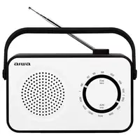 Aiwa R-190BW radio Portátil Analógica Negro, Blanco
