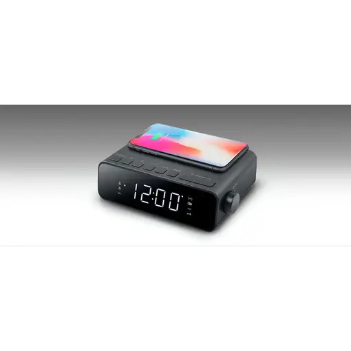 Muse M-175 WI radio Reloj Negro