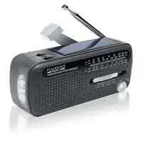 Muse MH-07DS-HYBRID radio Portátil Analógica Negro