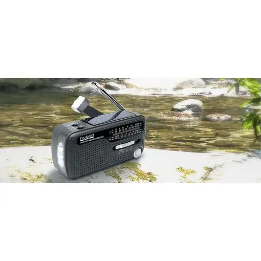 Muse MH-07DS-HYBRID radio Portátil Analógica Negro