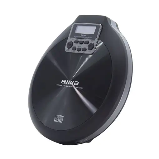Aiwa PCD-810BK Reproductor de CD portátil Negro