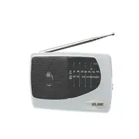 ELBE RF-52-SOB radio Portátil Analógica Negro, Blanco