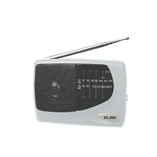 ELBE RF-52-SOB radio Portátil Analógica Negro, Blanco