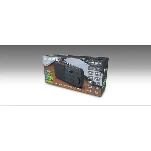 Muse M-109 DB radio Portátil Negro