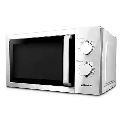 Microondas sin grill inox, 20L, 700 W, MW-20INOX GRUNKEL