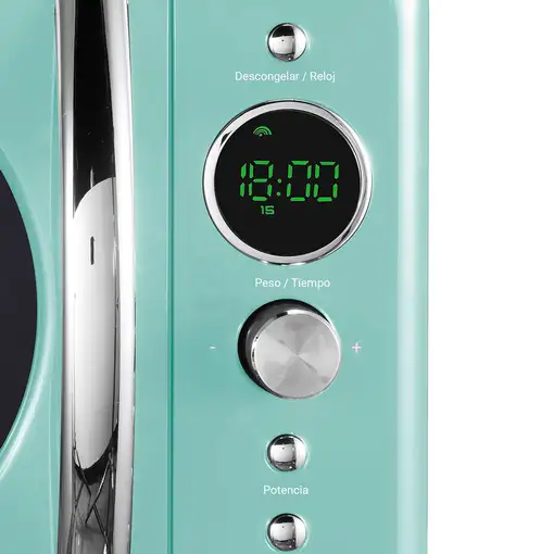 Microondas sin grill Vintage verde, 20 L , 700 W, MW-DGV  GRUNKEL