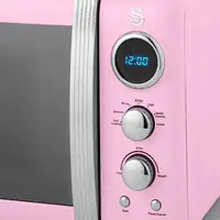 Retro Microondas Digital 20L, 5 Niveles de Potencia, SM22030PLNEU SWAN