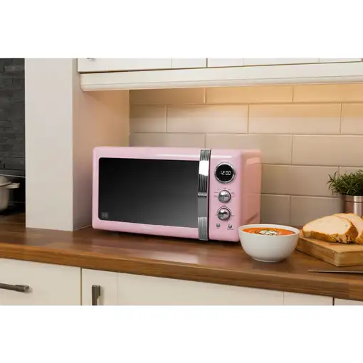 Retro Microondas Digital 20L, 5 Niveles de Potencia, SM22030PLNEU SWAN