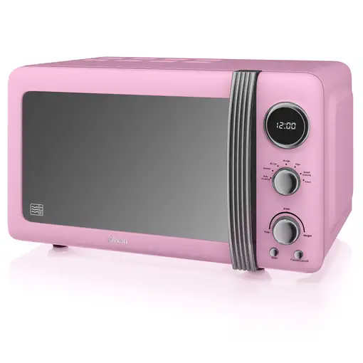 Retro Microondas Digital 20L, 5 Niveles de Potencia, SM22030PLNEU SWAN