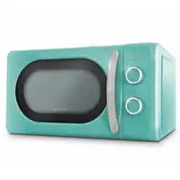 Microondas Vintage 20L, 700W, 5 potencias, 8 programas, azul