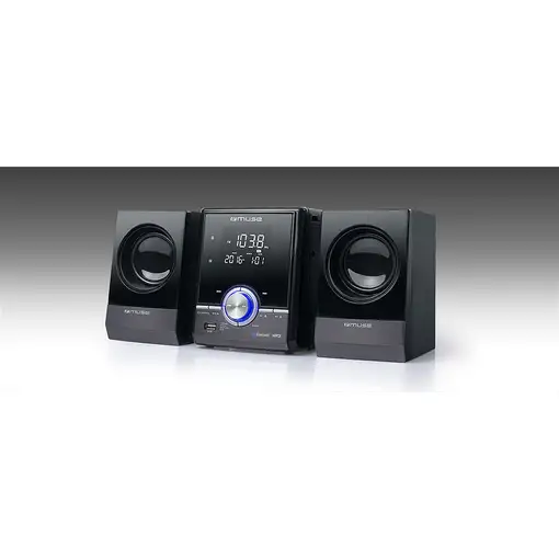 Muse M-38 BT Microcadena de música para uso doméstico 10 W Negro