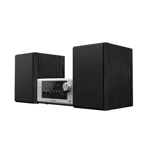 Panasonic SC-PM702 Microcadena de música para uso doméstico 80 W Negro, Plata