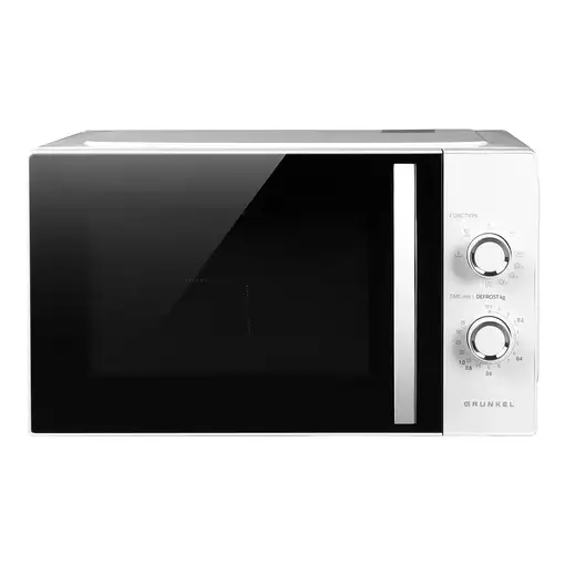Microondas con grill blanco, 25L, 800 W, MWG-25MA GRUNKEL