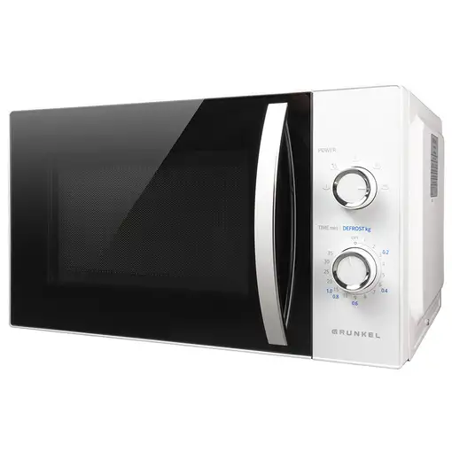 Microondas 25L, 800W, 5 potencias, descongelar, tirador, Ø245mm