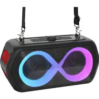 New Majestic FIRE 39 Altavoz para fiestas Negro 40 W