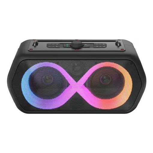 New Majestic FIRE 39 Altavoz para fiestas Negro 40 W
