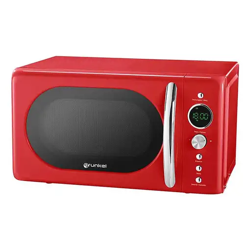 Microondas sin grill Vintage rojo, 20 L, 700 W, MW-DGR GRUNKEL