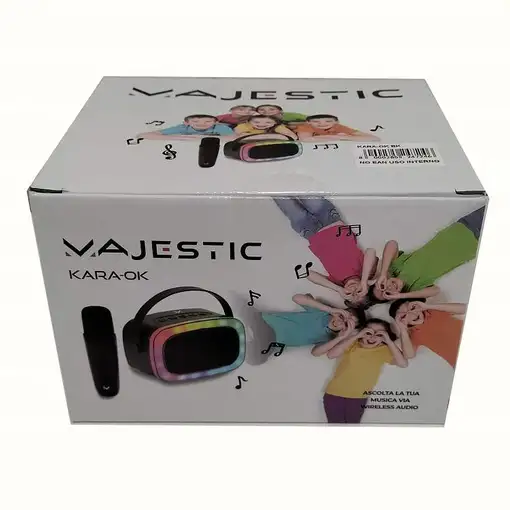 New Majestic KARA-OK Altavoz monofónico portátil Negro