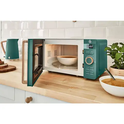 Nordic Microondas Digital, 20L, 6 Niveles, Temporizador,  SM22036GRENEU SWAN