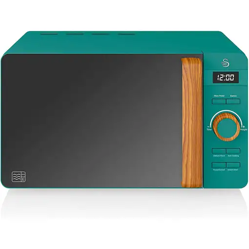 Nordic Microondas Digital, 20L, 6 Niveles, Temporizador,  SM22036GRENEU SWAN