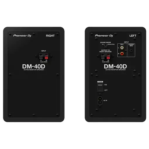 Pioneer DM-40D altavoz De 2 vías Negro Alámbrico 38 W