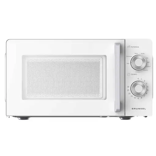 Microondas MWG 20MG 20L grill 900W 3 modos temporizador tirador blanco GRUNKEL Microondas MWG 20MG 20L grill 900W 3 modos temporizador tirador blanco GRUNKEL