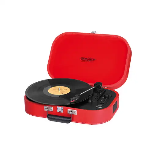 Trevi TT 1020 BT Tocadiscos de tracción directa Rojo Semiautomático