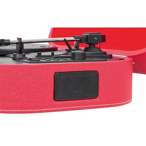 Trevi TT 1020 BT Tocadiscos de tracción directa Rojo Semiautomático