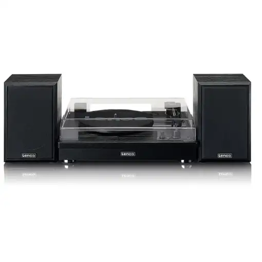 Lenco LS-101BK tocadisco Tocadiscos de tracción por correa Negro