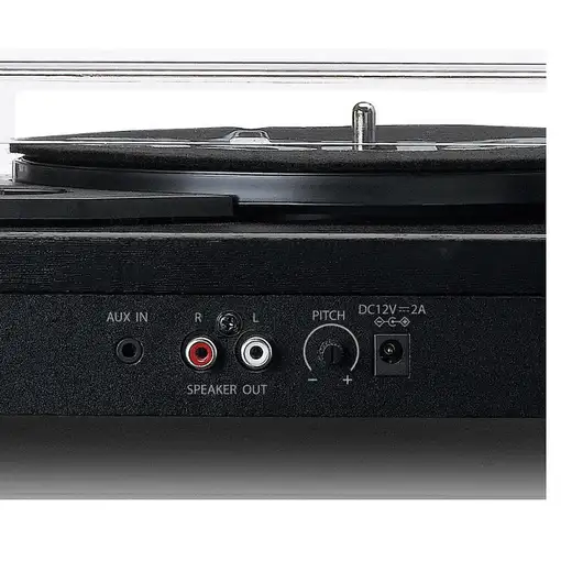 Lenco LS-101BK tocadisco Tocadiscos de tracción por correa Negro