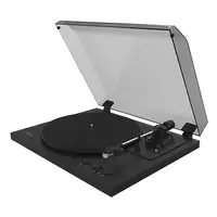 TEAC TN-175-B Tocadiscos de tracción por correa Negro Totalmente automático