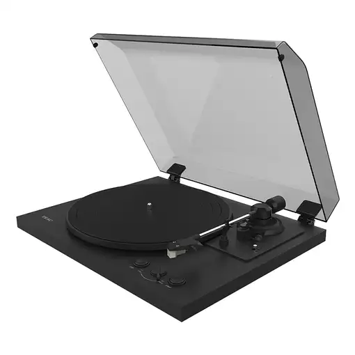 TEAC TN-175-B Tocadiscos de tracción por correa Negro Totalmente automático