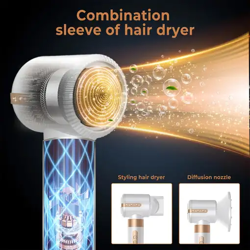 Secador de pelo Profesional de Alta Velocidad Klack Hot Air Styler 7 en 1