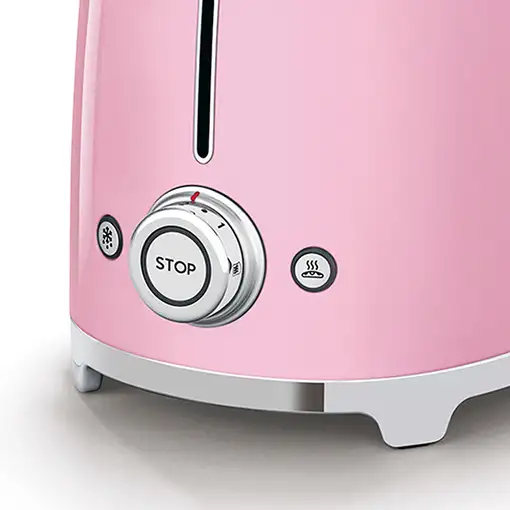 Smeg TSF01PKEU tostadora 6 2 rebanada(s) 950 W Rosa